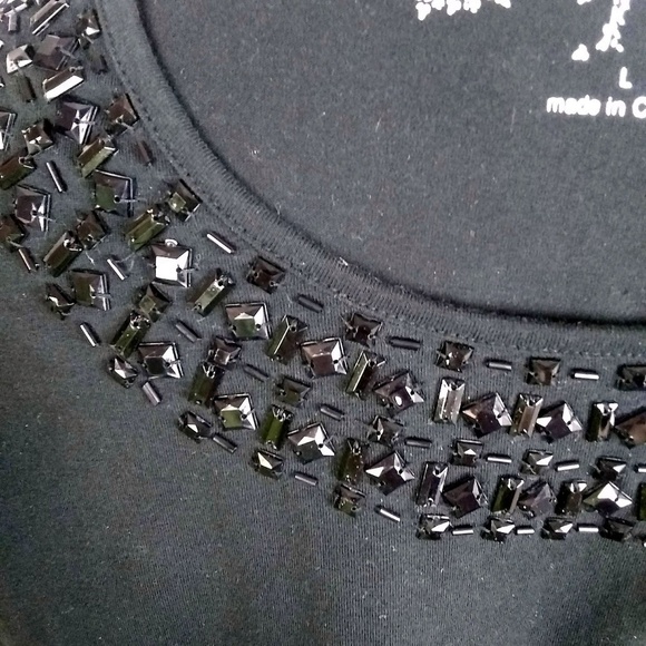 2 a Tee Black Short Sleeve Shirt | sz L - Picture 3 of 5